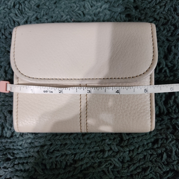 Coach White Bifold Leather Wallet